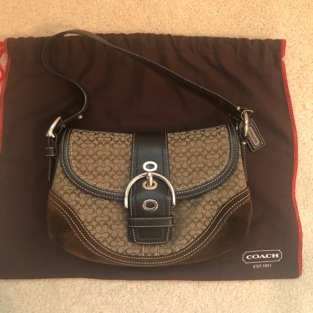 Coach purse - signature coach print